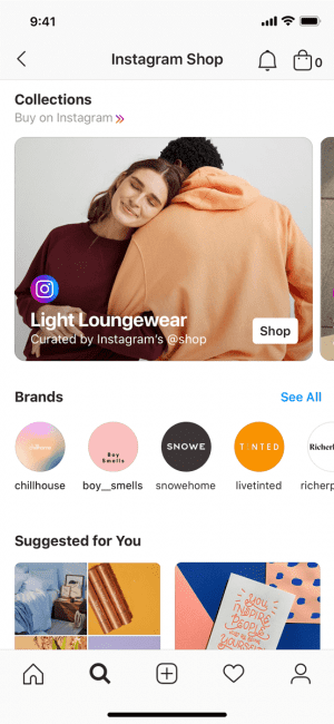 Instagram shop