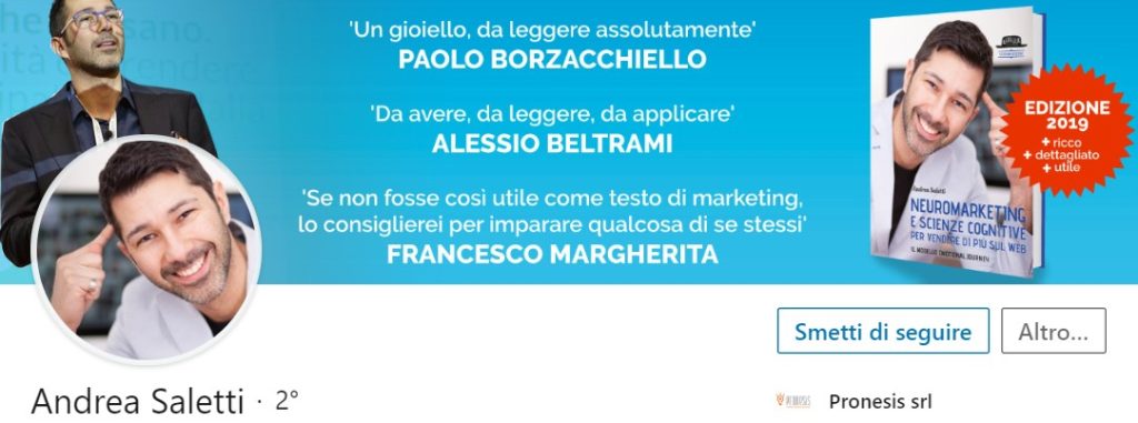 profilo Linkedin di successo