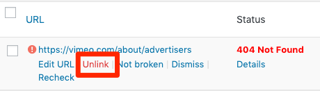 Broken link checker