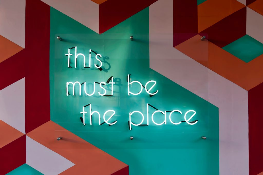 this must be the place neon